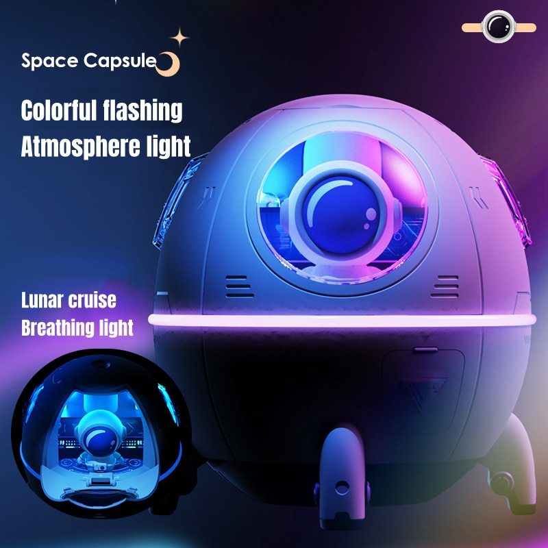 Vaisseau spatial LED humidificateur pour pièce