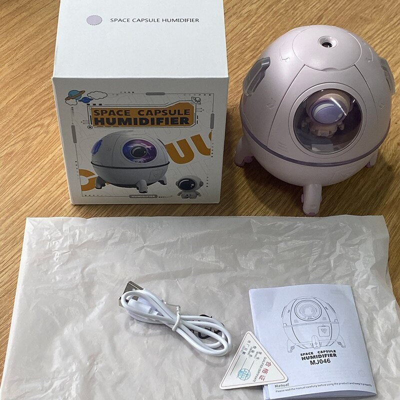 Vaisseau spatial LED humidificateur pour pièce